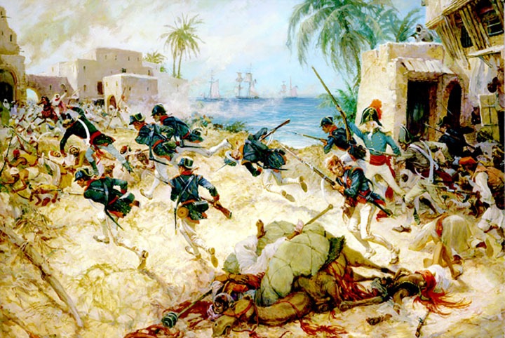 April 27, 1805 US Marines Squash Islamic Terrorists in Tripoli